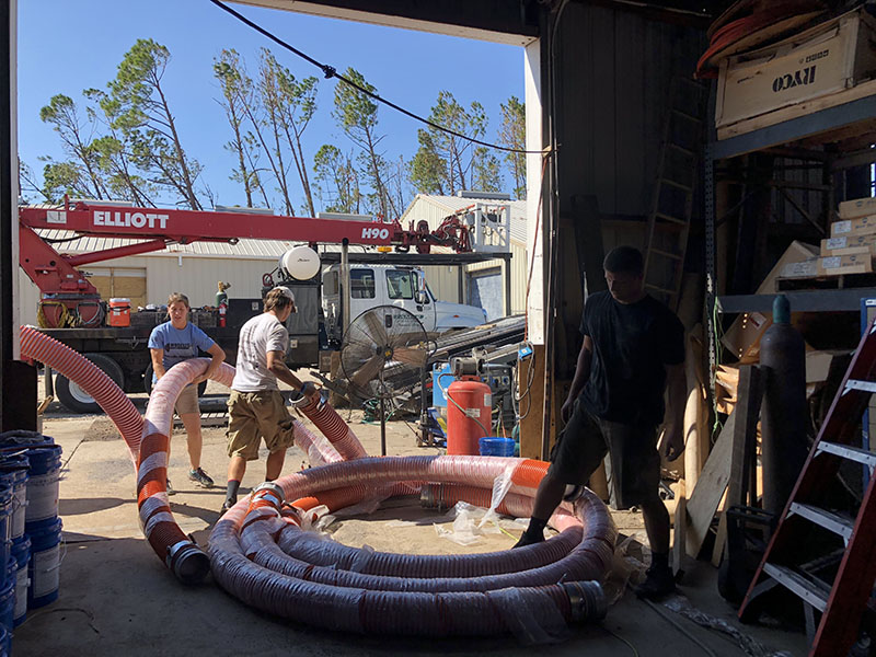 Photos Florida Hose & Rubber rebuilds in wake of Hurricane Michael